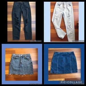 ♦️Wild Fable denim bundle 4ish